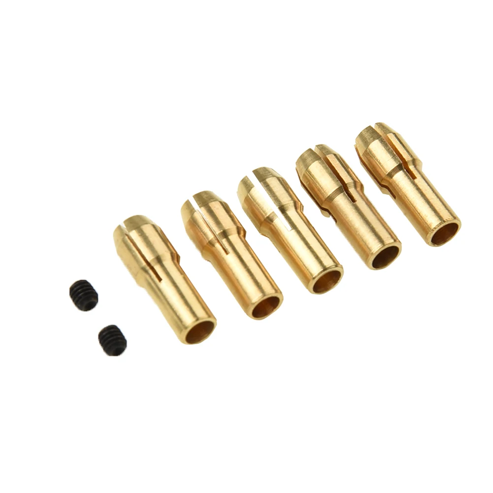 7Pcs/Set 2mm Electric Motor Shaft Mini Chuck Fixture Clamp 0.5-3.0mm Small To Drill Bit Micro Metal Drills Chuck Adapter
7Pcs/Set 2mm Electric Motor Shaft Mini Chuck Fixture Clamp 0.5-3.0mm Small To Drill Bit Micro Metal Drills Chuck Adapter