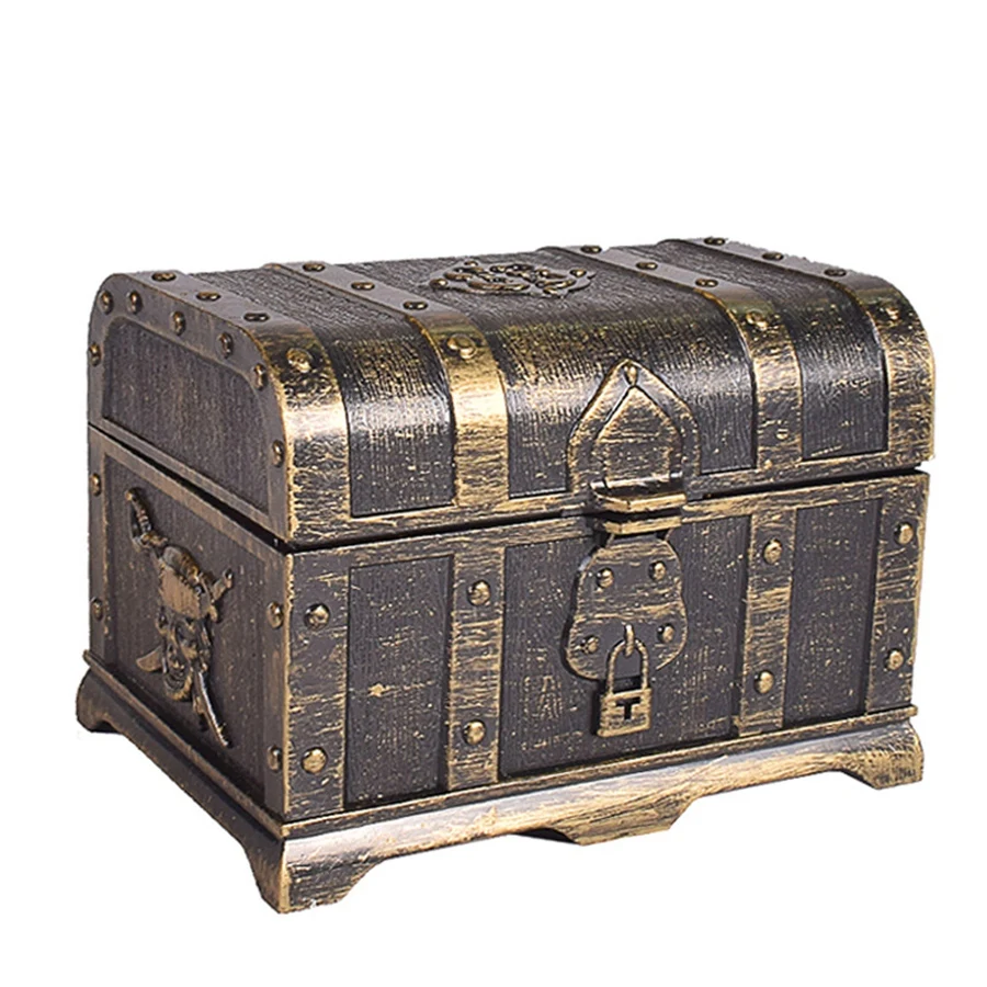 Pirate Treasure Chest Decorative Treasure Chest Keepsake Jewelry Box Plastic Toy Treasure Boxes Size Bronze
Pirate Treasure Chest Decorative Treasure Chest Keepsake Jewelry Box Plastic Toy Treasure Boxes Size Bronze