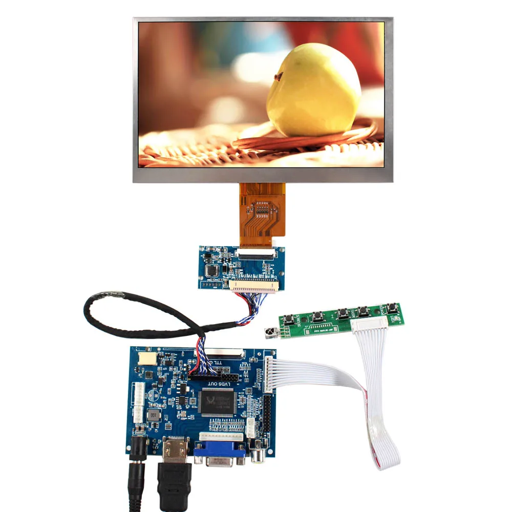 7 zoll 1024x600 AT070TNA2 TFT ЖК-экран HDM I VGA AV ЖК-контроллер платы 40pin
7 zoll 1024x600 AT070TNA2 TFT ЖК-экран HDM I VGA AV ЖК-контроллер платы 40pin