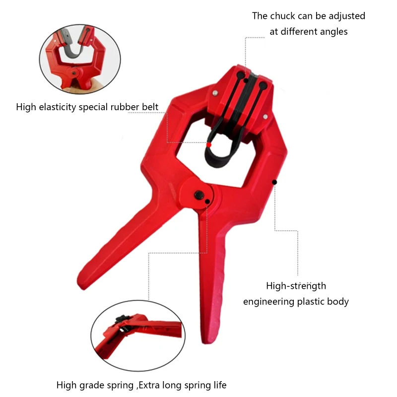 Plastic Grip Locking C Clamp Plier Easy & Quick Release Tighting Plier Handy Manual Tool RC Fast Tighting Tool Durable
Plastic Grip Locking C Clamp Plier Easy & Quick Release Tighting Plier Handy Manual Tool RC Fast Tighting Tool Durable