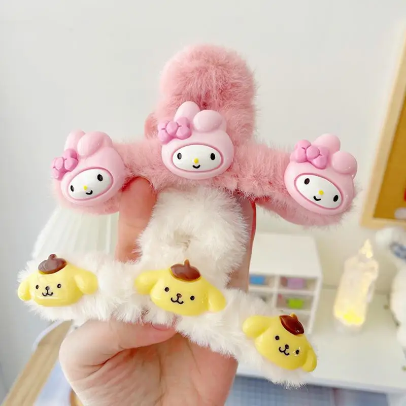 Kawaii Sanrioed Grab Clip Cute Hellow Kittys Kurome My Melody Cinnamoroll Cartoon Anime Hairpin Plush Toys for Girls Gift
Kawaii Sanrioed Grab Clip Cute Hellow Kittys Kurome My Melody Cinnamoroll Cartoon Anime Hairpin Plush Toys for Girls Gift