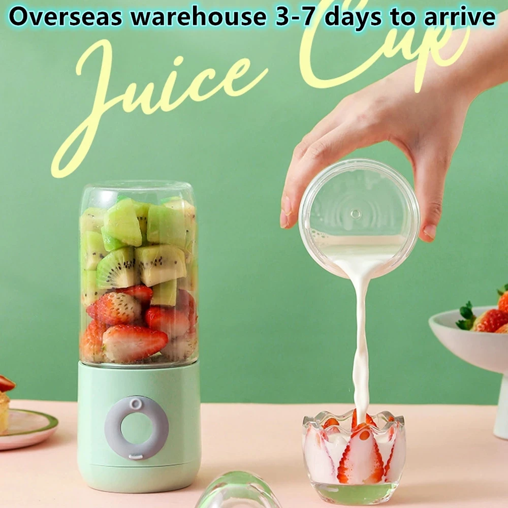 500ML Electric Juicer Portable Smoothie Blender Cup Sixknife Mini Blenders USB Wireless Press Charging Manual Juicers Cup
500ML Electric Juicer Portable Smoothie Blender Cup Sixknife Mini Blenders USB Wireless Press Charging Manual Juicers Cup