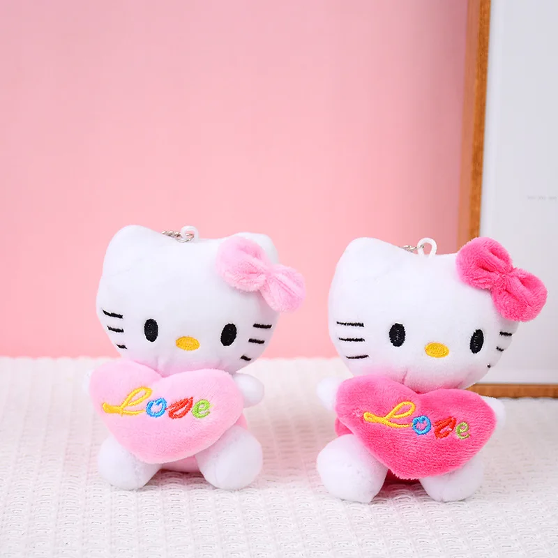 10cm Sanrio Hello Kitty Plush Toys Keychain Lovely New Kawaii Girl Bag Decor Birthday Cross Dressing Various Animals Series Gift
10cm Sanrio Hello Kitty Plush Toys Keychain Lovely New Kawaii Girl Bag Decor Birthday Cross Dressing Various Animals Series Gift