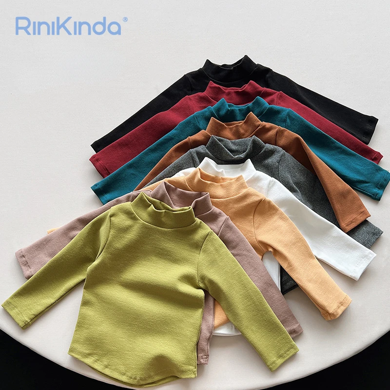 Autumn Kids Fashion Solid T-shirt Children Unisex Clothes for 1-6Y Girls Full Sleeve Tees Boys Cotton Tops Korean Casual
Autumn Kids Fashion Solid T-shirt Children Unisex Clothes for 1-6Y Girls Full Sleeve Tees Boys Cotton Tops Korean Casual