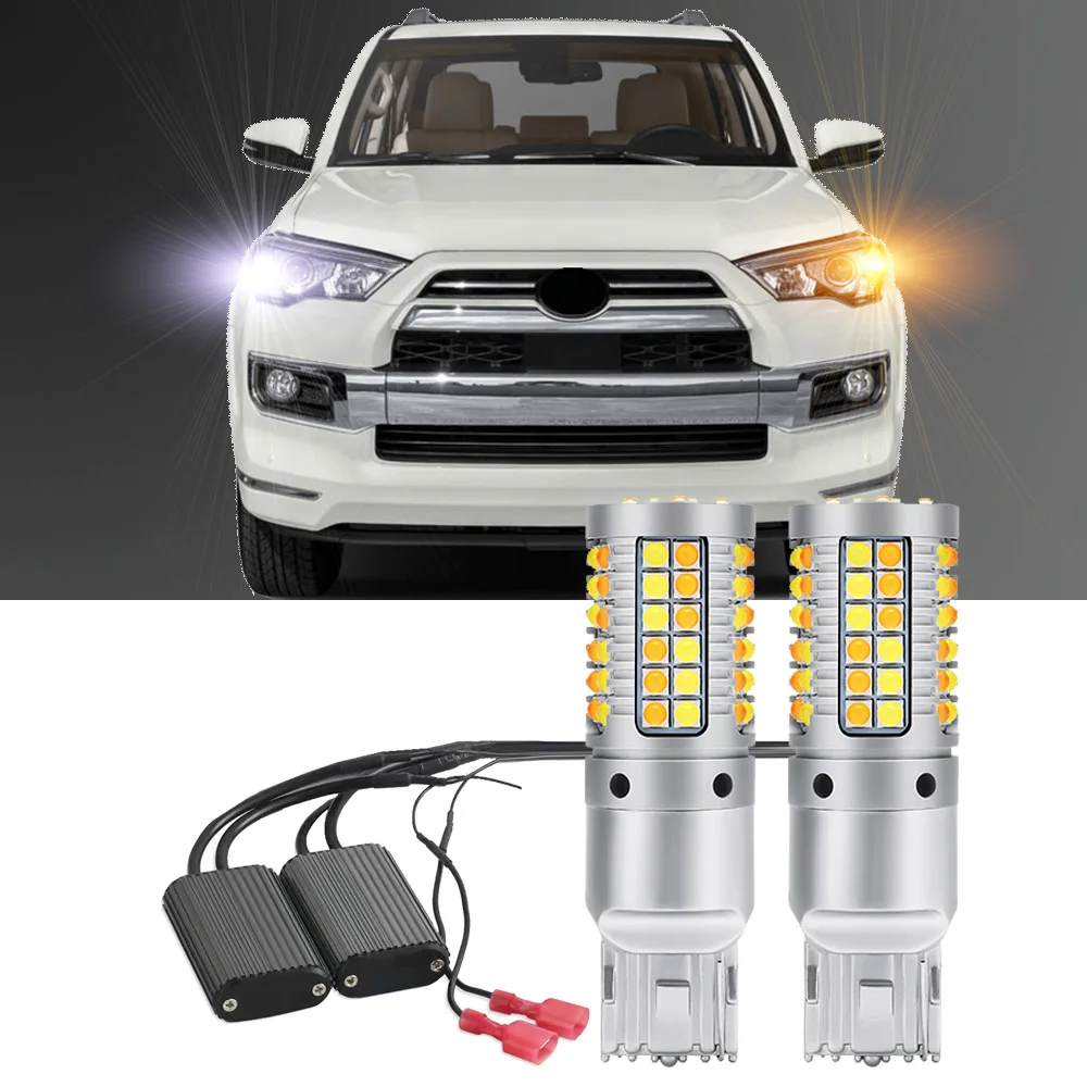 2Pc Canbus For Toyota 4Runner 2014-2022 Switchback Yellow Front Turn Signal + White Drl +Rear Turn Sign
2Pc Canbus For Toyota 4Runner 2014-2022 Switchback Yellow Front Turn Signal + White Drl +Rear Turn Sign