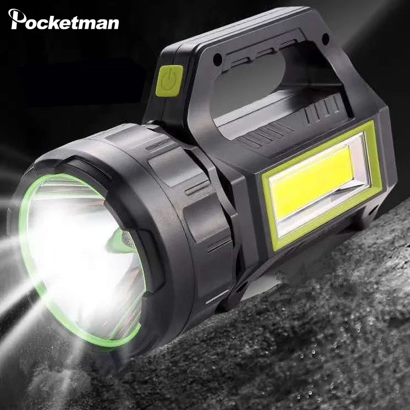 Solar/USB Handheld LED Flashlight Super Bright Camping Light Searchlight Rechargeable Work Light Spotlight Waterproof Torch
Solar/USB Handheld LED Flashlight Super Bright Camping Light Searchlight Rechargeable Work Light Spotlight Waterproof Torch