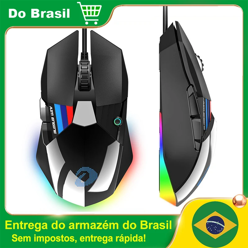 Ergonomic Wired Gaming Mouse LED 5500 DPI USB Computer Mouse Gamer RGB Mice X7 Silent Mause With Backlight Cable For PC Laptop
Ergonomic Wired Gaming Mouse LED 5500 DPI USB Computer Mouse Gamer RGB Mice X7 Silent Mause With Backlight Cable For PC Laptop