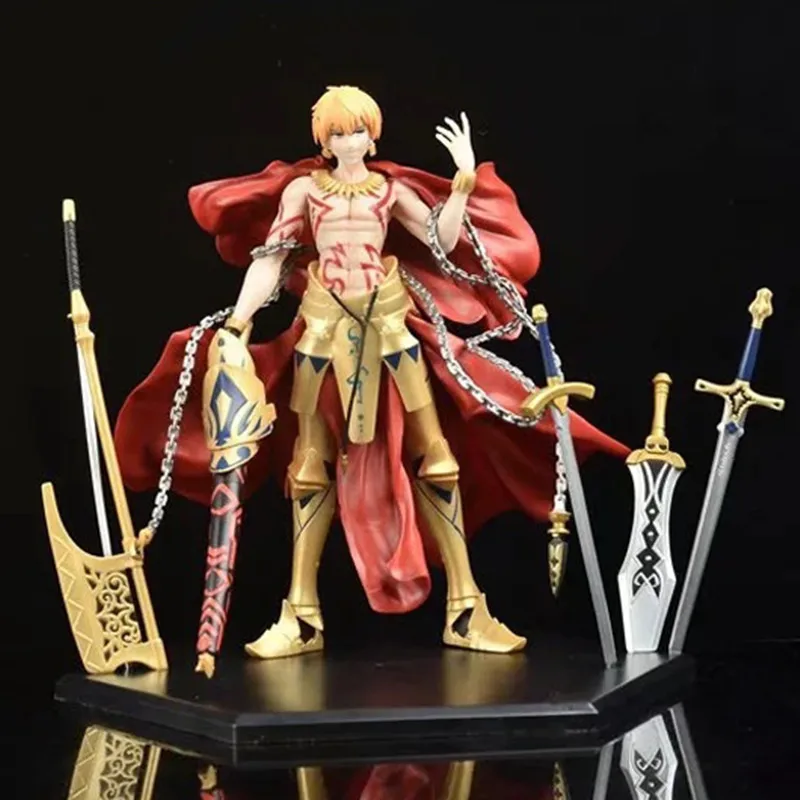 Аниме Fate Grand Order, экшн-фигурка саблейного Артура Pendragon с Excalibur, масштаб 1/8, ПВХ, Коллекционная модель, детские игрушки, кукла 24 см
Аниме Fate Grand Order, экшн-фигурка саблейного Артура Pendragon с Excalibur, масштаб 1/8, ПВХ, Коллекционная модель, детские игрушки, кукла 24 см