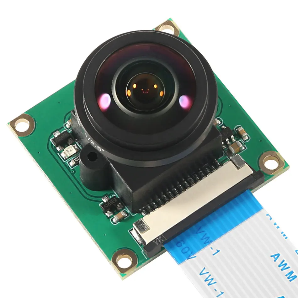 Raspberry Pi Camera Module OV5647 5MP 175 Degree Wide Angle Fisheye Lens Raspberry Pi 3/2 Model B Camera Module
Raspberry Pi Camera Module OV5647 5MP 175 Degree Wide Angle Fisheye Lens Raspberry Pi 3/2 Model B Camera Module