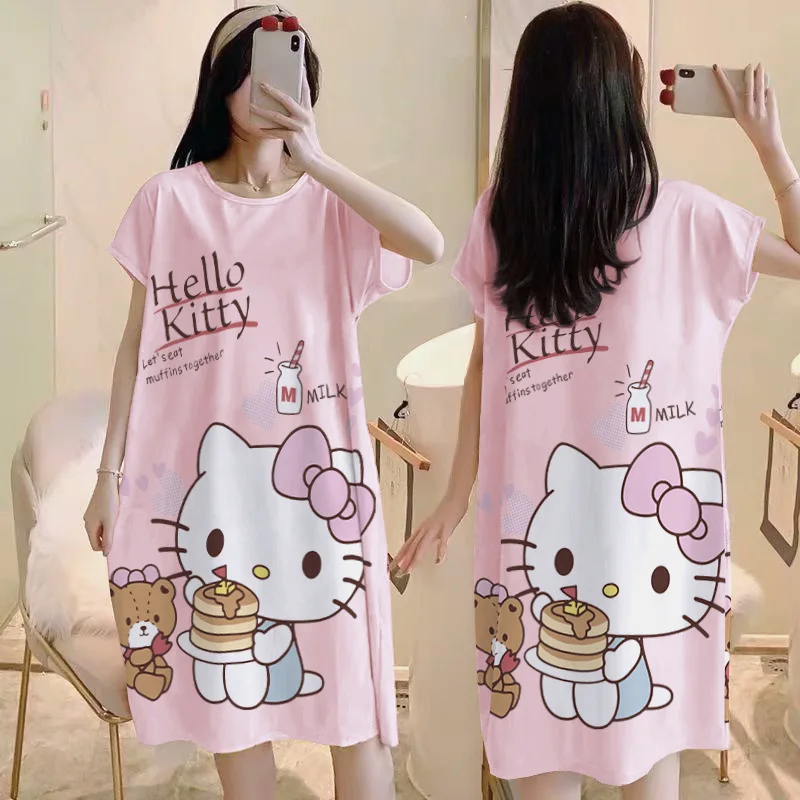 Kawaii Cinnamoroll My Melody Kuromi Hello Kitty Sanrioed милый мультфильм летняя ночнушка Женская домашняя одежда подарок на день рождения
Kawaii Cinnamoroll My Melody Kuromi Hello Kitty Sanrioed милый мультфильм летняя ночнушка Женская домашняя одежда подарок на день рождения