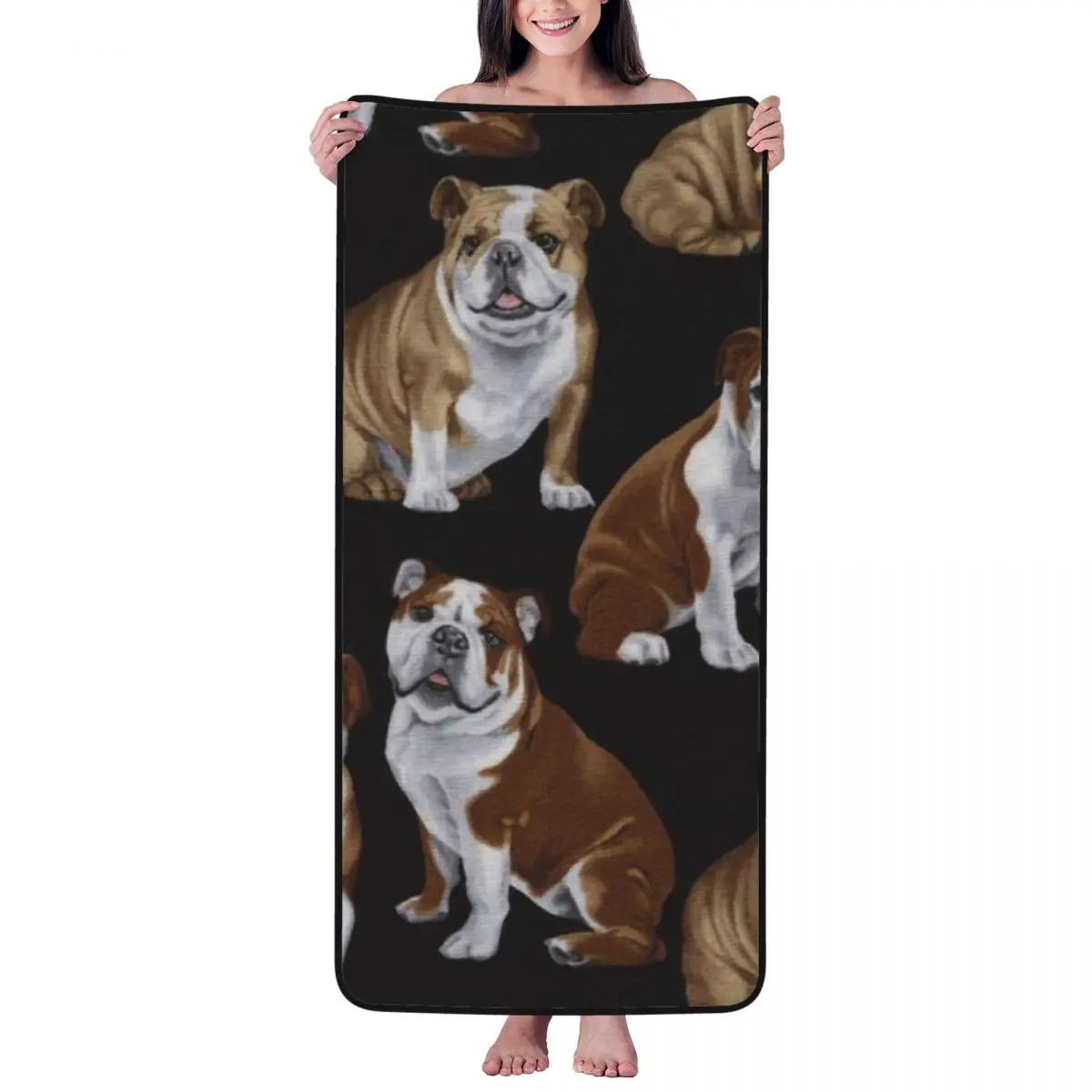 English Bulldogs Beach Towel for Adult Kids Microfiber Bath Towel Blanket for Camping Swim Pool Travel Beach Gym
English Bulldogs Beach Towel for Adult Kids Microfiber Bath Towel Blanket for Camping Swim Pool Travel Beach Gym