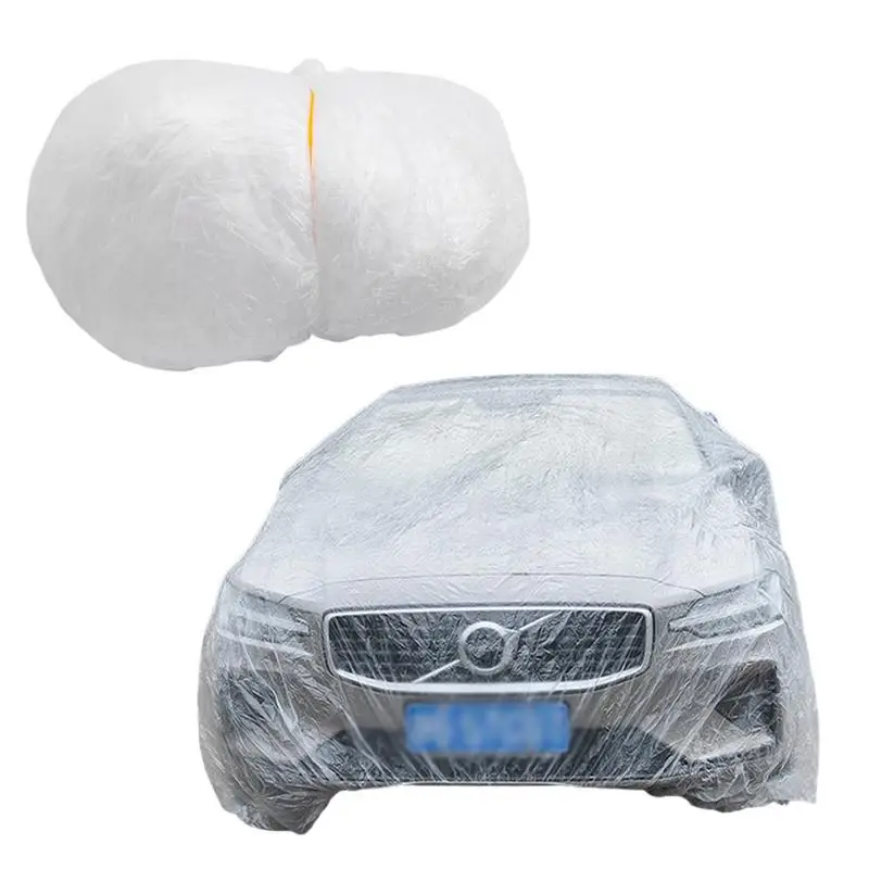 Universal Disposables Car Cover PE Disposables Full Car Shield Water/Rain/Dust Proof Garage Temporary Transparent Auto
Universal Disposables Car Cover PE Disposables Full Car Shield Water/Rain/Dust Proof Garage Temporary Transparent Auto