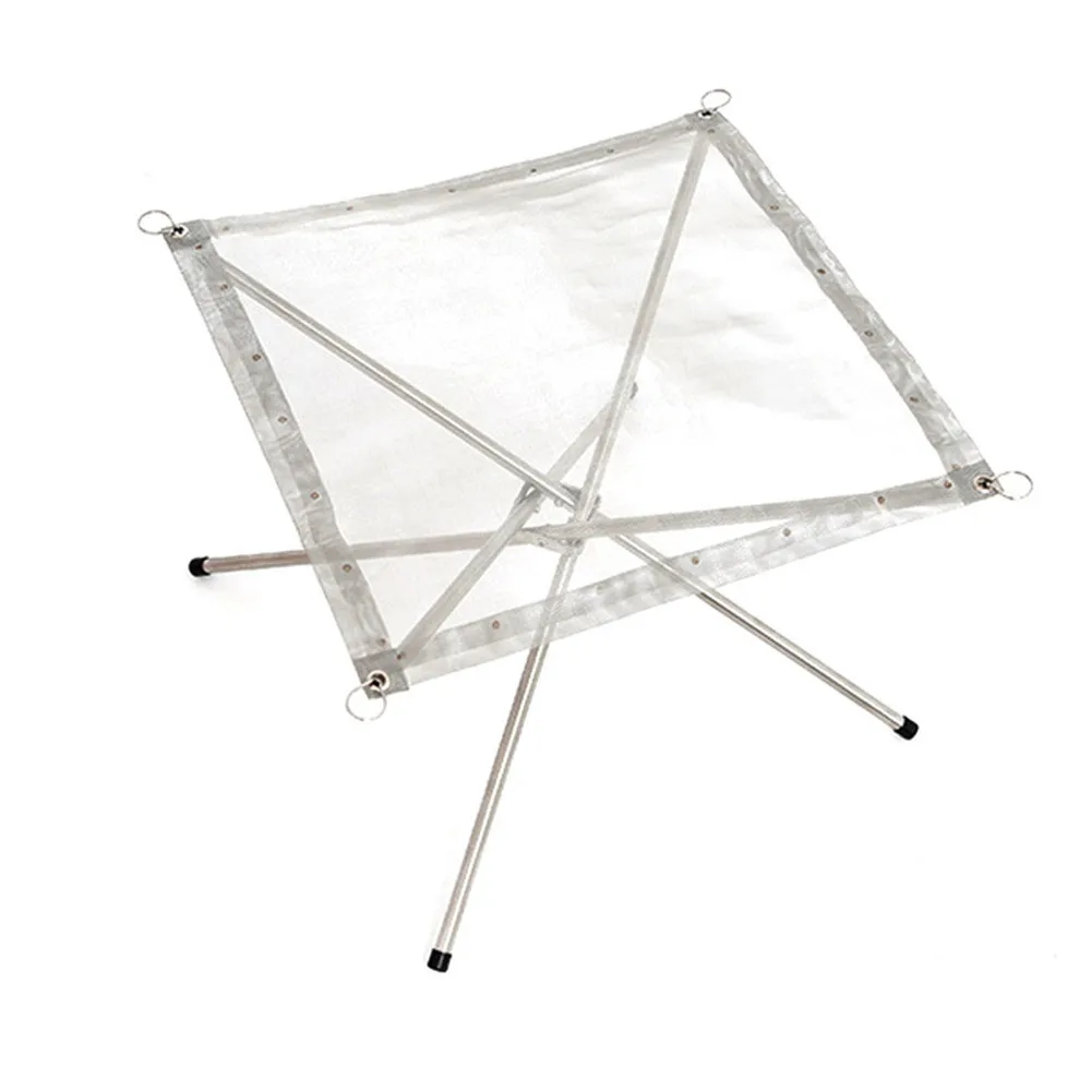 1pc Folding Stove Fire Frame Portable Outdoor Camping Fire Pit 304 Stainless Steel Mesh Flame Stand Holder BBQ Hiking Supplies
1pc Folding Stove Fire Frame Portable Outdoor Camping Fire Pit 304 Stainless Steel Mesh Flame Stand Holder BBQ Hiking Supplies