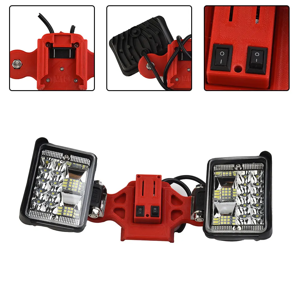LED Work Light For XC Batteries 18V 20V (5600LM) 2 Head-w/USB Rechargeable Worklight For Camping Fishing Hunting
LED Work Light For XC Batteries 18V 20V (5600LM) 2 Head-w/USB Rechargeable Worklight For Camping Fishing Hunting