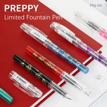 PLATINUM Fountain Pen F Nib with Ink Cartridge PREPPY Limited Edition PSQ-500 Cute Student Gift School Stationery Supplies