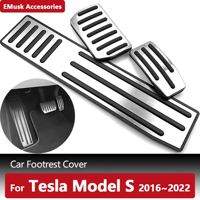 Car Footrest Cover For Tesla Model S 2016~2022 Accessories Foot Pedal Pads Aluminum Alloy Accelerator Gas Fuel Brake Rest Covers
Car Footrest Cover For Tesla Model S 2016~2022 Accessories Foot Pedal Pads Aluminum Alloy Accelerator Gas Fuel Brake Rest Covers