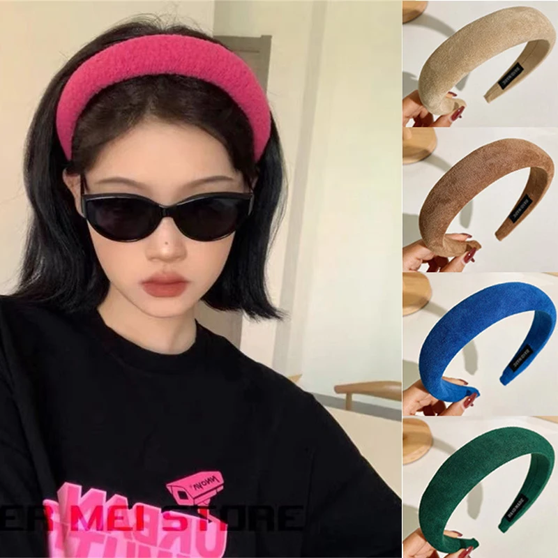 Fashion Solid Color Wide Hair Bands Girls Vintage Elastic Hair Band Thicken Headband Imitation Wool Hair Hoop
Fashion Solid Color Wide Hair Bands Girls Vintage Elastic Hair Band Thicken Headband Imitation Wool Hair Hoop