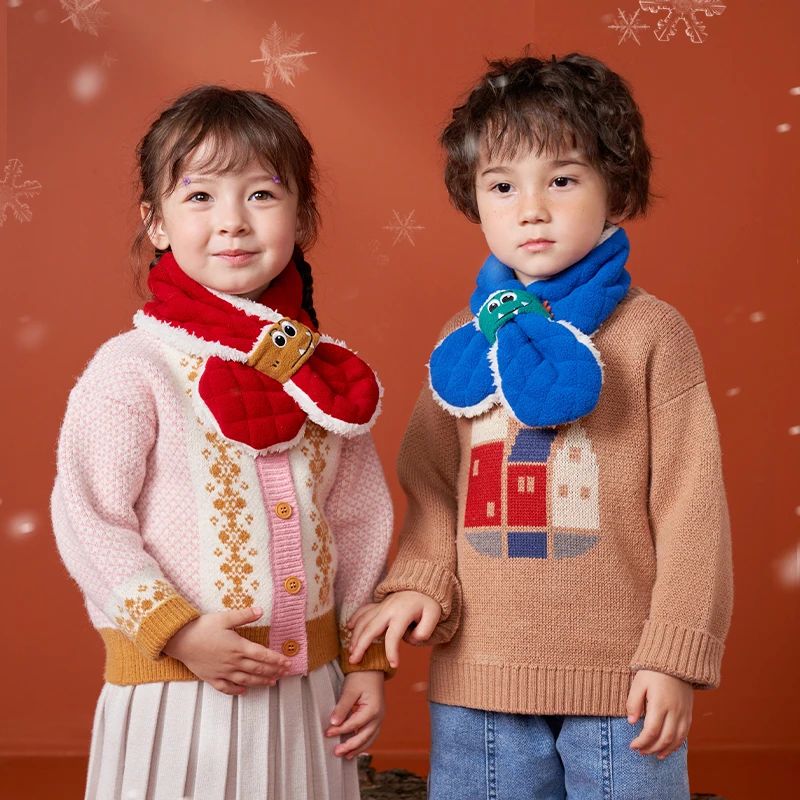 Kocotree Autumn Winter Soft Plush Children Scarf Cute Cartoon Girl Baby Thick Warm Scarf Outdoor Baby Christmas Neckerchief
Kocotree Autumn Winter Soft Plush Children Scarf Cute Cartoon Girl Baby Thick Warm Scarf Outdoor Baby Christmas Neckerchief