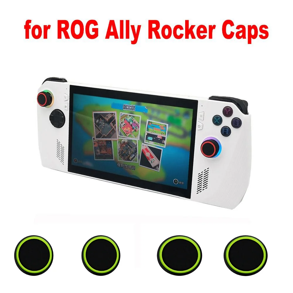4pcs Rocker Caps Silicone Joystick Cover Handheld Console Game Controller Stick Thumb Grip Anti Slip for Asus ROG Ally
4pcs Rocker Caps Silicone Joystick Cover Handheld Console Game Controller Stick Thumb Grip Anti Slip for Asus ROG Ally