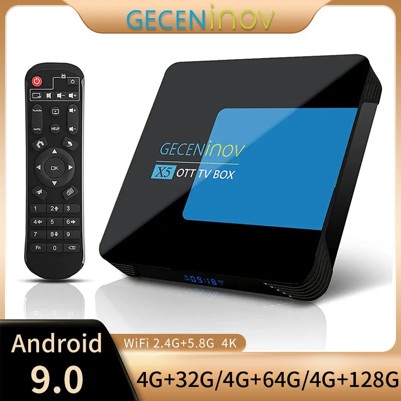 X5 TV Box Android 10.0 Smart TV BOX Rockchip RK3318 4G 32G 64G Quad Core 60fps 2.4G&5G Wifi 4K Set Top Box Media Player
X5 TV Box Android 10.0 Smart TV BOX Rockchip RK3318 4G 32G 64G Quad Core 60fps 2.4G&5G Wifi 4K Set Top Box Media Player