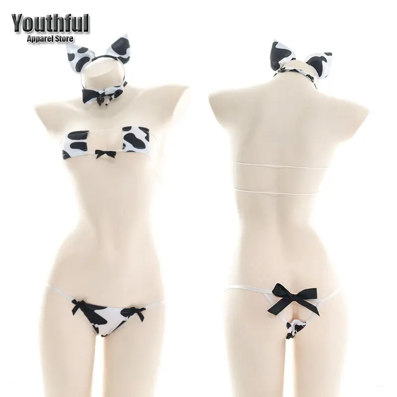 Женское сексуальное нижнее белье, кавайное мини-бикини из коровы, для взрослых, косплей, эротические костюмы, бюстгальтер, нижнее белье, Ком...
Женское сексуальное нижнее белье, кавайное мини-бикини из коровы, для взрослых, косплей, эротические костюмы, бюстгальтер, нижнее белье, Ком...