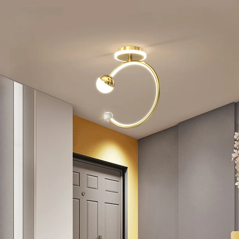 

LED Modern Simple Art Aisle Chandelier Lamps For Study Bedroom Corridor Loft Stairs Decor Lights Fixtures Indoor Lighting