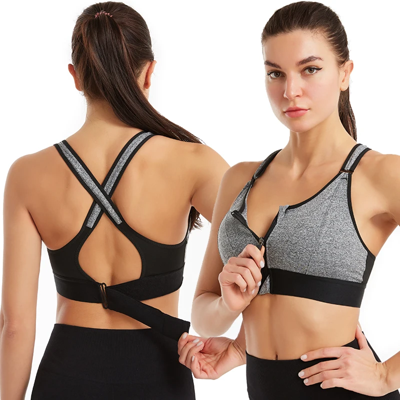 Gym Sports Bra Women Sportswe Crop Sport Top Adjustable Belt Zipper Yoga Running Bras Push Up Vest Shockproof Underwear Bralette
Gym Sports Bra Women Sportswe Crop Sport Top Adjustable Belt Zipper Yoga Running Bras Push Up Vest Shockproof Underwear Bralette