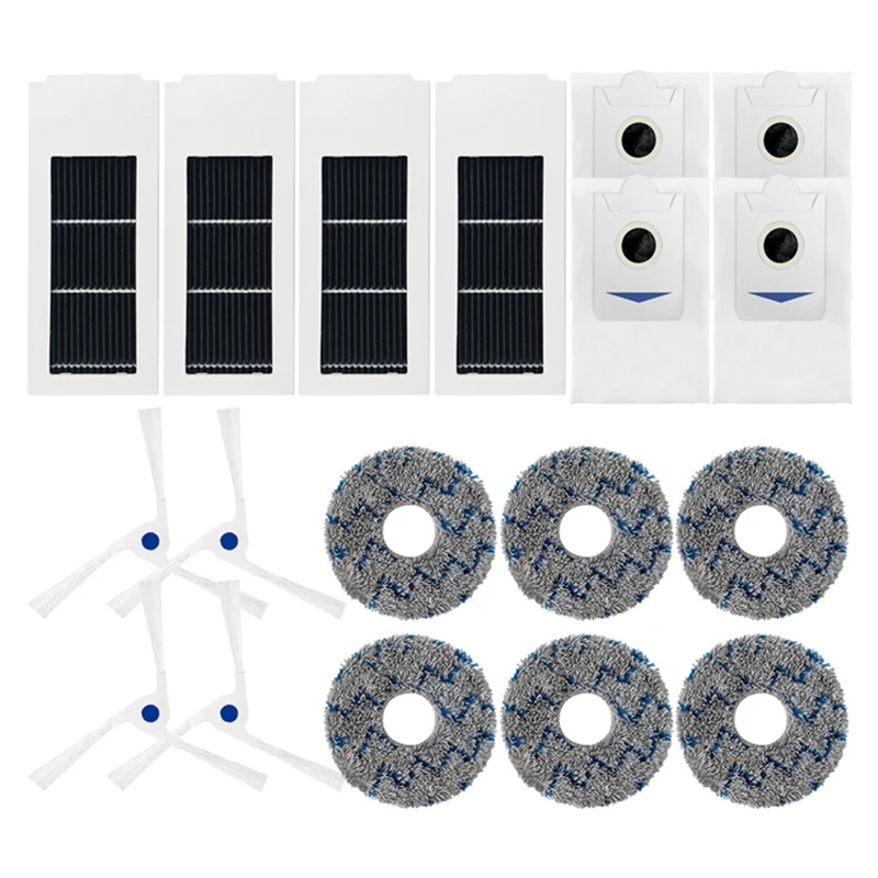 For Ecovacs Debot X2, X2 Omni, X2 Pro Replacement Spare Parts Side Brush Hepa Filter Mop Cloth Dust Bag
For Ecovacs Debot X2, X2 Omni, X2 Pro Replacement Spare Parts Side Brush Hepa Filter Mop Cloth Dust Bag