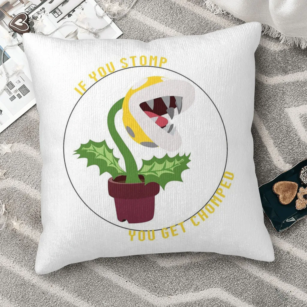 Piranha Plant IF YOU STOMP, YOU GET CHOMPED Hug Pillowcase Vintage Game Character Cartoon Backpack Cushion Garden DIY Printed
Piranha Plant IF YOU STOMP, YOU GET CHOMPED Hug Pillowcase Vintage Game Character Cartoon Backpack Cushion Garden DIY Printed