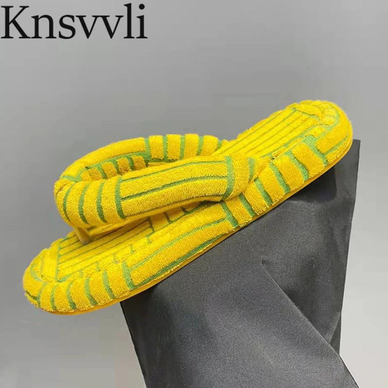 New Flip Flops Thick Sole Slippers Women Towel Cloth Slides Woman Fashion Comfort Mules Autumn Flat Shoes Women Zapatillas Mujer
New Flip Flops Thick Sole Slippers Women Towel Cloth Slides Woman Fashion Comfort Mules Autumn Flat Shoes Women Zapatillas Mujer