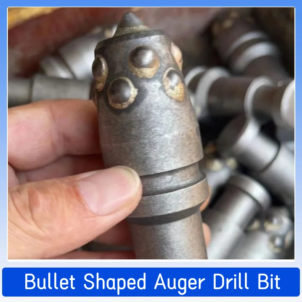 Bullet-shaped Cemented Carbide Drill, Diamond Drill for Cutting Hard Rock, Pile Driver Drill, Vacuum Heat Treatment Rotary Drill
Bullet-shaped Cemented Carbide Drill, Diamond Drill for Cutting Hard Rock, Pile Driver Drill, Vacuum Heat Treatment Rotary Drill