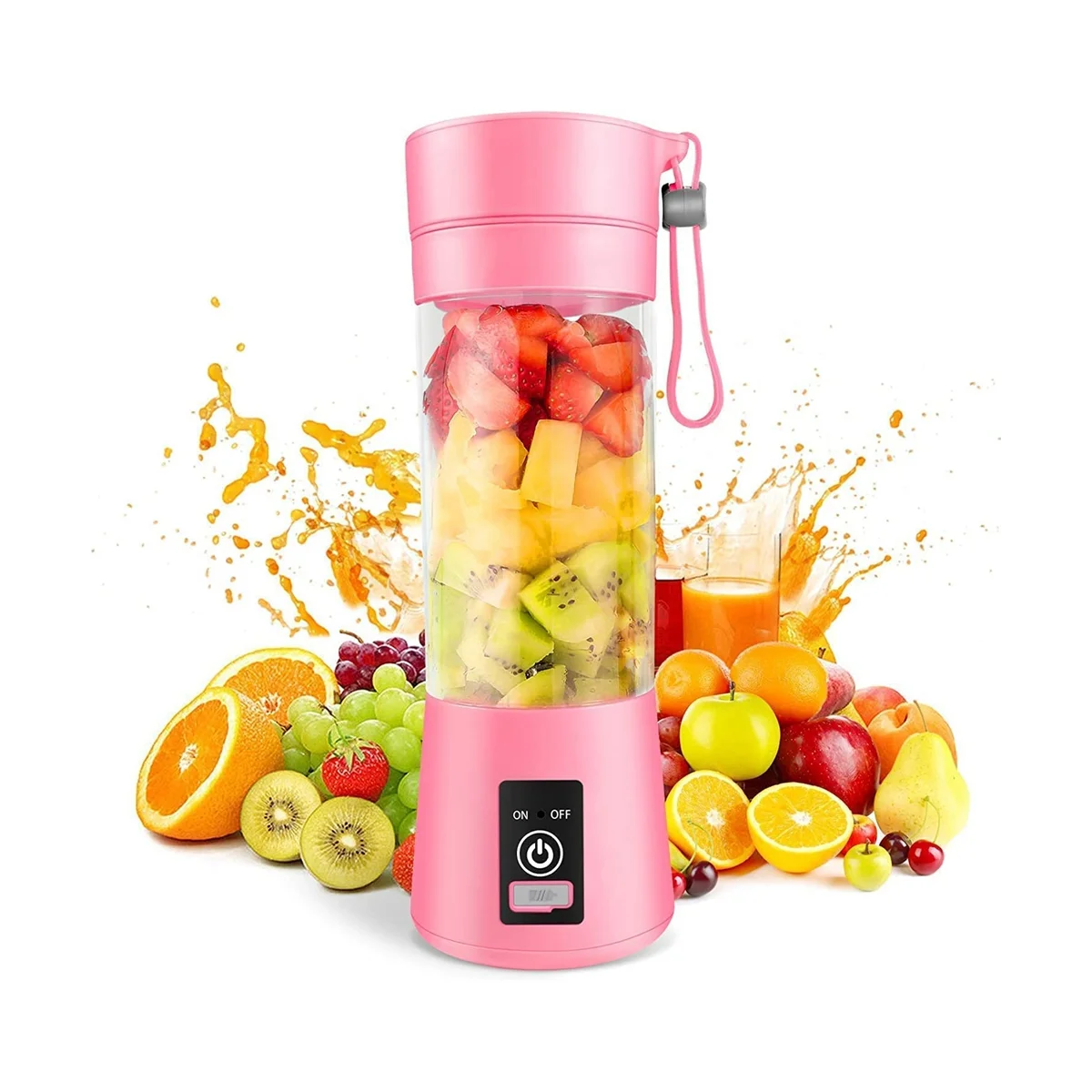 Portable Blender Mini Blender for Shakes and Smoothies Rechargeable USB 380Ml Traveling Fruit Juicer Cup with 6 Blades
Portable Blender Mini Blender for Shakes and Smoothies Rechargeable USB 380Ml Traveling Fruit Juicer Cup with 6 Blades