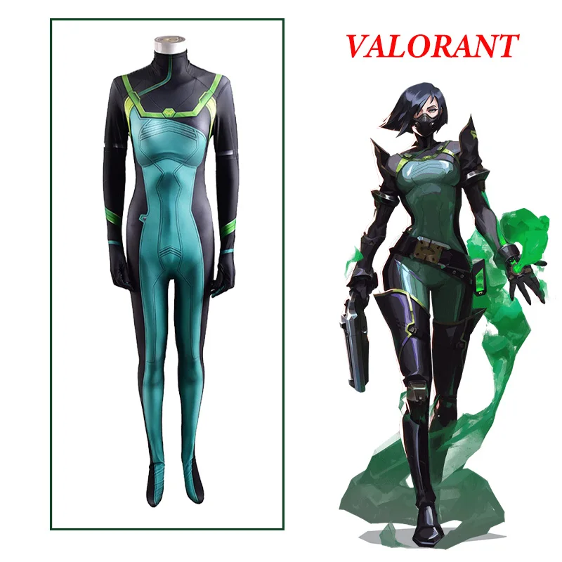 Halloween Viper Cosplay Costume Bodysuit Game Valorant Viper Green Jumpsuits for Women Kids Party Clothes Suit
Halloween Viper Cosplay Costume Bodysuit Game Valorant Viper Green Jumpsuits for Women Kids Party Clothes Suit