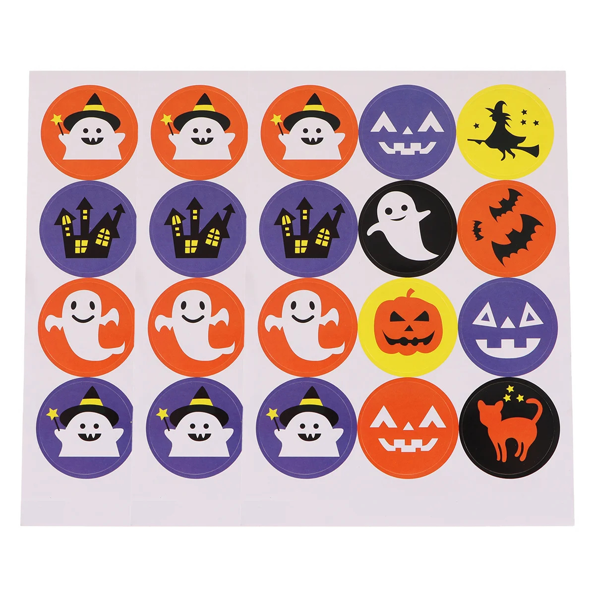 30 Sheets 12pcs in 1 Sheet Sealing Stickers Ghost and Pumkin Stickers Supplies Decoration for Biscuit
30 Sheets 12pcs in 1 Sheet Sealing Stickers Ghost and Pumkin Stickers Supplies Decoration for Biscuit
