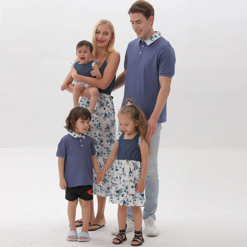 Summer Family Matching Outfits Flower Mother Daughter Dresses Father Son Cotton T-Shirts Mommy and Me Mom Mum Baby Clothes 2022
Summer Family Matching Outfits Flower Mother Daughter Dresses Father Son Cotton T-Shirts Mommy and Me Mom Mum Baby Clothes 2022