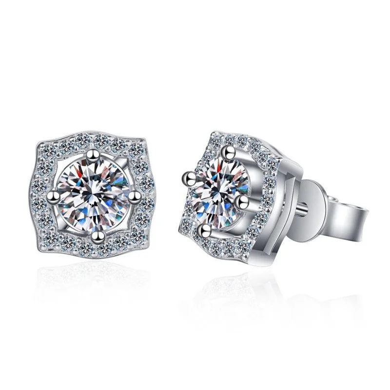 ZFSILVER Fashion 925 Silver Moissanite Classic Fine Exquisite Square Earring For Charm Women Accessories Party Jewelry Gift E080
ZFSILVER Fashion 925 Silver Moissanite Classic Fine Exquisite Square Earring For Charm Women Accessories Party Jewelry Gift E080