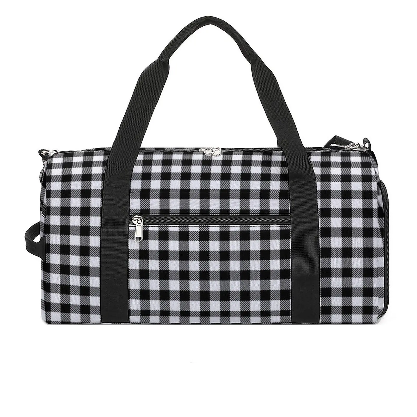 Retro Checkerboard Sport Bag Black and White Plaid Training Gym Bags Gym Accessories Fitness Handbags For Male Female
Retro Checkerboard Sport Bag Black and White Plaid Training Gym Bags Gym Accessories Fitness Handbags For Male Female