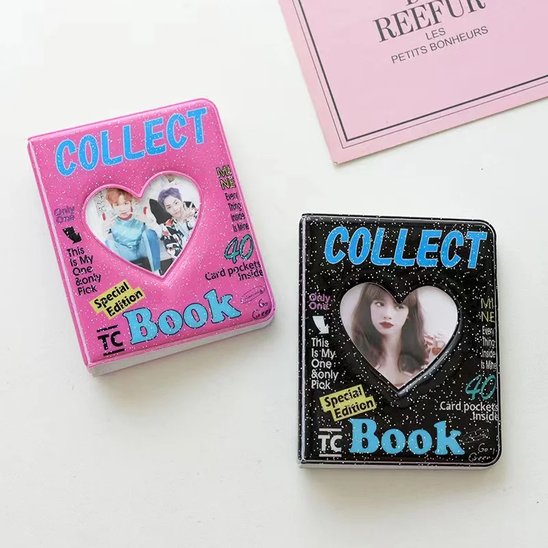 Kawaii hollow heart 3 inch 36 Sheets Kpop Photocards Binder Collect Book Idol Sleeves Photo Organizer album business card book
Kawaii hollow heart 3 inch 36 Sheets Kpop Photocards Binder Collect Book Idol Sleeves Photo Organizer album business card book
