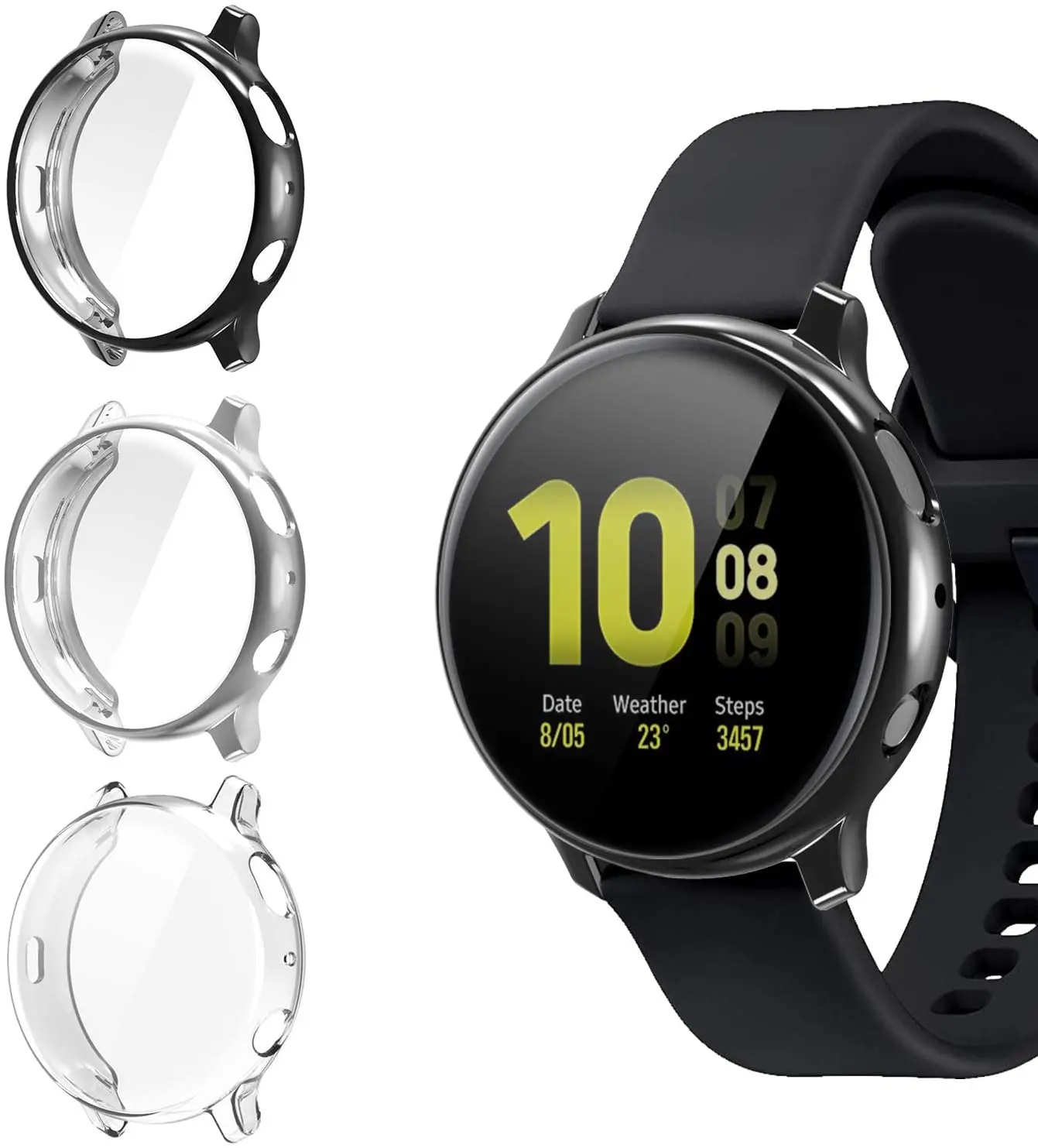 Защитный силиконовый чехол для Samsung Galaxy Watch Active 2 Active 1 44 мм
Защитный силиконовый чехол для Samsung Galaxy Watch Active 2 Active 1 44 мм