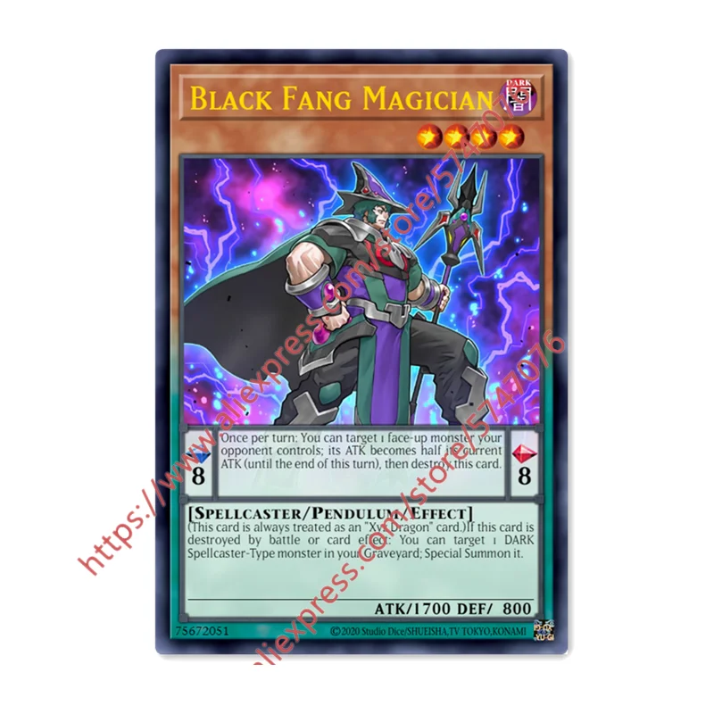 Yu Gi Oh Black Fang Magician SR Japanese English DIY Toys Hobbies Hobby Collectibles Game Collection Anime Cards
Yu Gi Oh Black Fang Magician SR Japanese English DIY Toys Hobbies Hobby Collectibles Game Collection Anime Cards