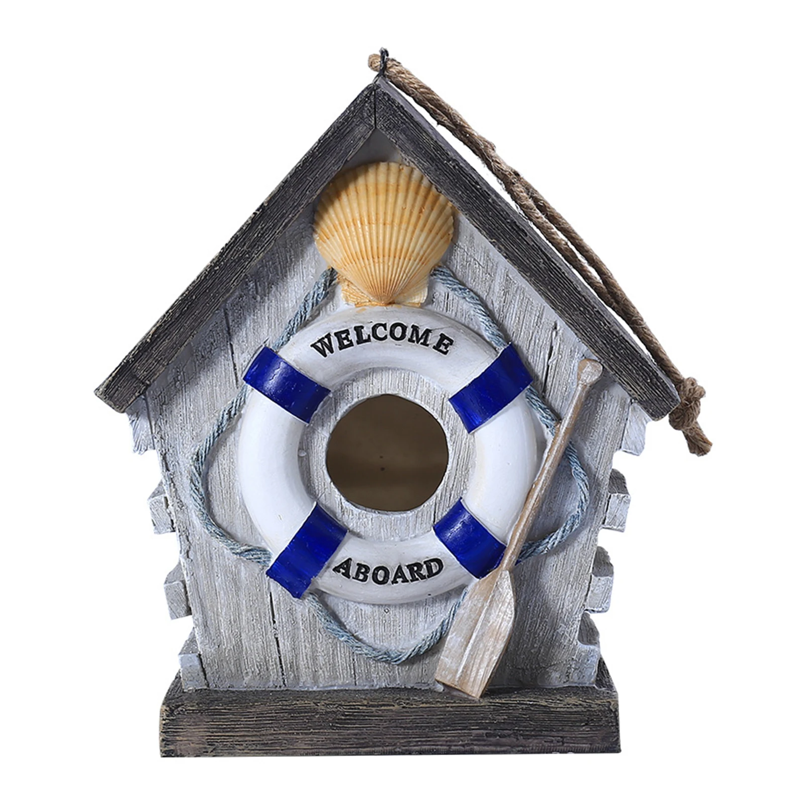 Modern Lawn Backyard Farmhouse Garden Decoration Hanging Bird House Park For Outdoors Cage Home Nest Tree Balcony Patio Resin
Modern Lawn Backyard Farmhouse Garden Decoration Hanging Bird House Park For Outdoors Cage Home Nest Tree Balcony Patio Resin