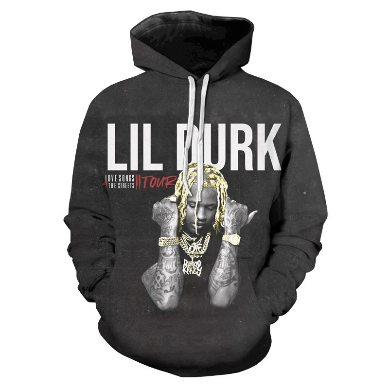 2023 толстовки Rapper Lil Durk с 3D принтом и капюшоном для мужчин и женщин, Модный повседневный уличный пуловер в стиле хип-хоп, повседневные толстов...
2023 толстовки Rapper Lil Durk с 3D принтом и капюшоном для мужчин и женщин, Модный повседневный уличный пуловер в стиле хип-хоп, повседневные толстов...