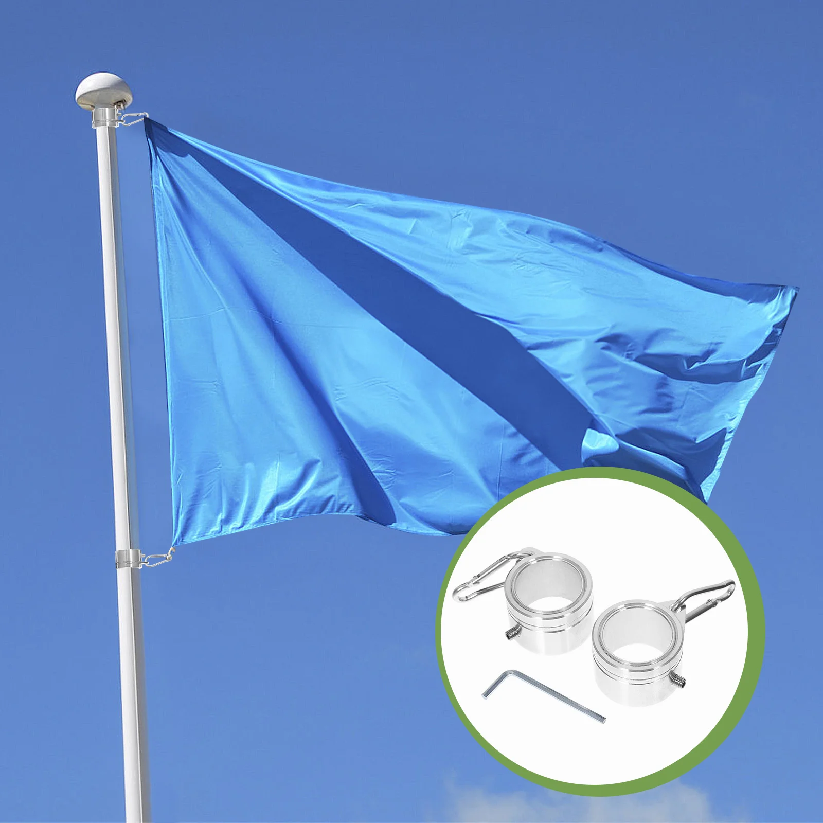 Flag Rings Pole Flagpole Ring Clips Mounting Rotating Wrap Antiretainer Carabinerswivel Holders Parts 360° Swivels Alloyhooks
Flag Rings Pole Flagpole Ring Clips Mounting Rotating Wrap Antiretainer Carabinerswivel Holders Parts 360° Swivels Alloyhooks
