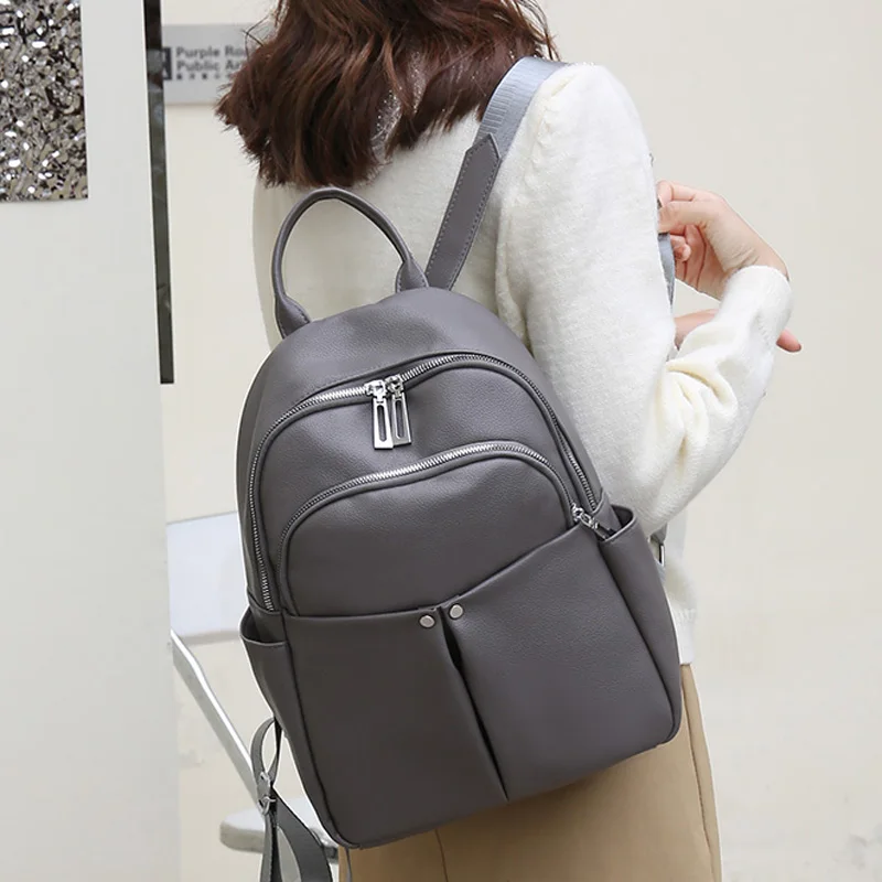 2022 Fashion Leather Women Backpack Soft Large Backpacks Female High Capacity School Bags for Teenage Girls Designer Backpack
2022 Fashion Leather Women Backpack Soft Large Backpacks Female High Capacity School Bags for Teenage Girls Designer Backpack