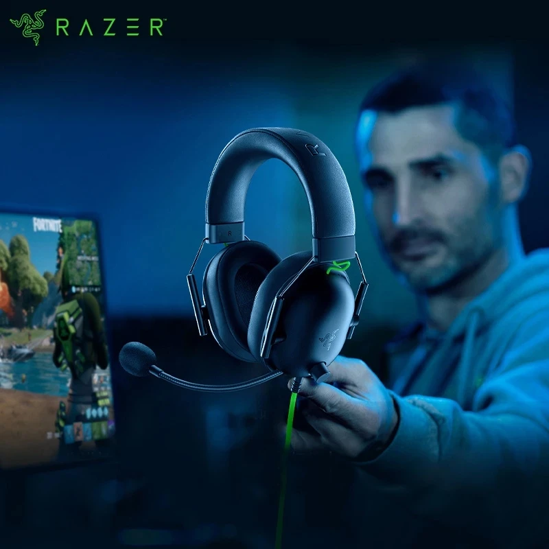 Наушники Razer BLACKSHARK V2 X, Спортивная игровая гарнитура с микрофоном и объемным звуком 7,1 для ПК, Mac, PS4, PS5, Switch, X
Наушники Razer BLACKSHARK V2 X, Спортивная игровая гарнитура с микрофоном и объемным звуком 7,1 для ПК, Mac, PS4, PS5, Switch, X