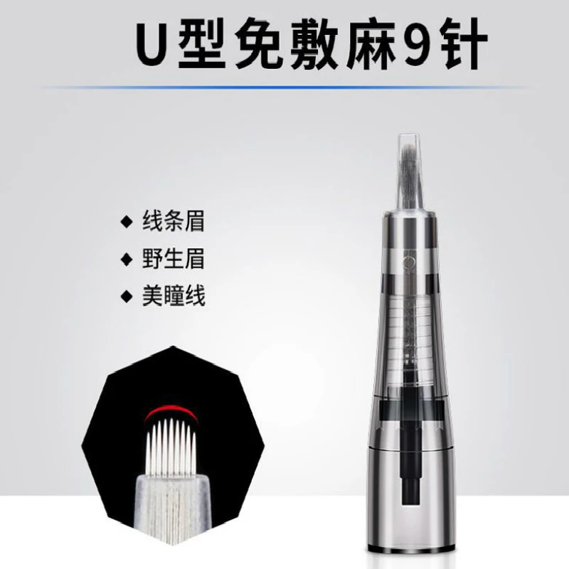 Sdotter 100Pcs 9U/X15 Makeup Microblading Needles Eyebrow Lip Tattoo Needle Cartridges Semi Body Permanent Makeup Accessory Push 
Sdotter 100Pcs 9U/X15 Makeup Microblading Needles Eyebrow Lip Tattoo Needle Cartridges Semi Body Permanent Makeup Accessory Push