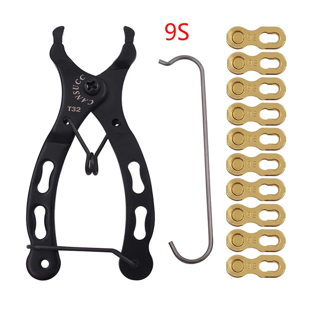 MTB Bicycle Quick Release Buckle With Pliers Repair Tools Mountain Road QR Link Joint Chain Buckle Portable Cycling Accessories
MTB Bicycle Quick Release Buckle With Pliers Repair Tools Mountain Road QR Link Joint Chain Buckle Portable Cycling Accessories