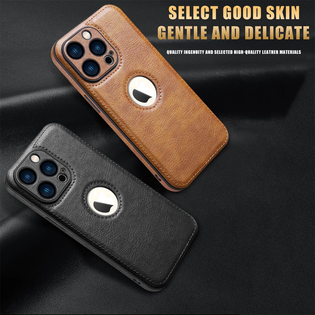 Business Leather Phone Case For iPhone 13 12 11 Pro Max XR XS X 7 8 Plus Shockproof Camera Protective Hollow Out Logo Cover
Business Leather Phone Case For iPhone 13 12 11 Pro Max XR XS X 7 8 Plus Shockproof Camera Protective Hollow Out Logo Cover