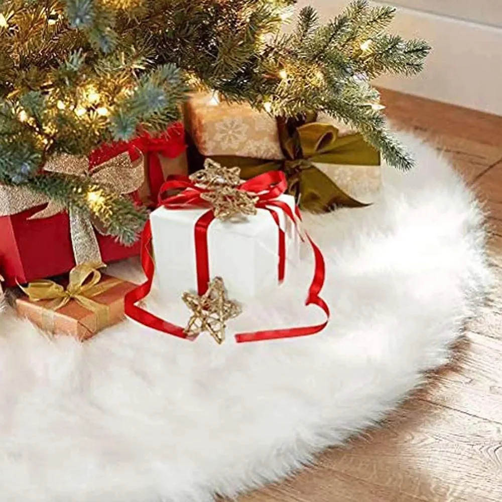 Christmas Tree Skirt Christmas Decorations Faux Fur White Xmas Tree Skirt for Christmas Home Decorations Decoway Series 78-90cm
Christmas Tree Skirt Christmas Decorations Faux Fur White Xmas Tree Skirt for Christmas Home Decorations Decoway Series 78-90cm