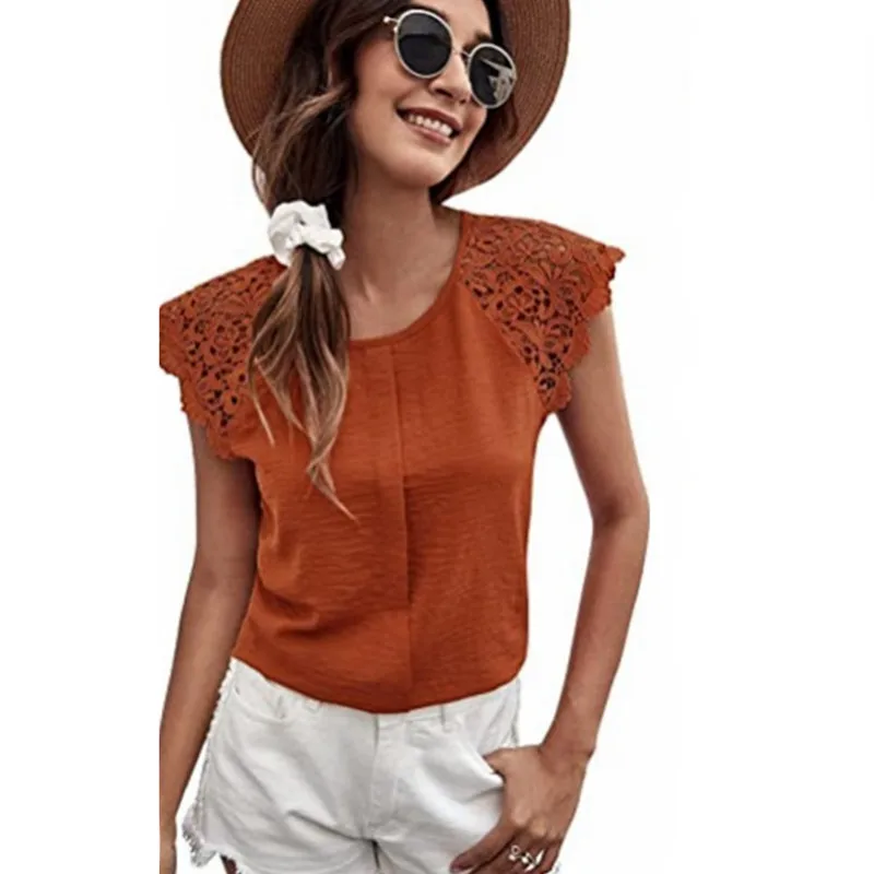 Summer Lace Ladies Tshirt Casual O-Neck T Shirts Women Harajuku Fashion T-Shirt Woman Clothes Camiseta Mujer Tops Tee Blusas
Summer Lace Ladies Tshirt Casual O-Neck T Shirts Women Harajuku Fashion T-Shirt Woman Clothes Camiseta Mujer Tops Tee Blusas